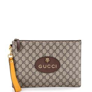 Gucci Neo Vintage Wristlet Pouch Gg #253380G99B